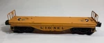 Vintage Lionel 6151 Orange Flatcar Postwar O-gauge Stamped Metal Base. Fixed Price $9.99.