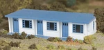 Bachmann 45616 Scale Plasticville Usa White & Blue Motel Classic Building Kit. Fixed Price $26.69.