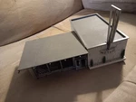 Plasticville Usa #2907 New Car Showroom, Scale- Used Vintage-rare. Fixed Price $35.00.