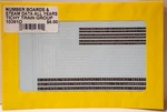 Tichy Train Group #10391O Number Boards/steam Data Decal. Fixed Price $5.40.