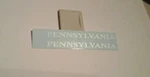 Lionel Penn 1050T Sloped Back Tender 2/SET White Letter Waterslide Decals Look!. Fixed Price $6.00.