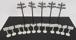 K-line Gauge Model Train Yard Signs (12 & Power Poles (5 Each), New. Fixed Price $14.00.
