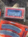 Lionel Train Multicolor Plastic Track, Cars, Telephone Poles Lot. Fixed Price $1000.00.