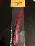 Gargraves 930R-12 Pig Tail With Track Pin Red Wires (12 Package). Fixed Price $15.99.
