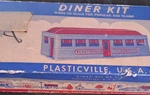 Plasticville DE-7 Gauge Diner Building Kit, Multicolor Model Railroad. Fixed Price $15.00.