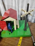 Vtg Lionel 45N Automatic Gateman Crossing Metal Rr Toy Train Acc Railroad!. Fixed Price $38.25.