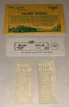 Champ Ho Decal-sun Oil Tank Car-black W/white Lettering #HT-56. Fixed Price $6.50.