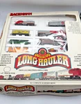 Bachmann Long Hauler Scale Train Set Twin Locomotives 6 Cars Track Read. Fixed Price $59.99.