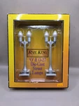 Mth Railking 30-1082 No. 580-2 Teardrop Street Lamp Set O/O-27 Gauge Silver. Fixed Price $34.95.