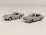 Marklin 1818 Ho Chevy Corvette Cars Lot Of 2 Ln. Fixed Price $60.79.
