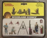 Scale Welders Woodland Scenics People # 2748. Fixed Price $25.49.