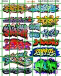 6028 Ho 1:87 Dave's Decals Urban Graffiti Trains Trailers Tagging Davart. Fixed Price $9.99.