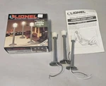 Lionel 3 Street Lamps 6-12874 O/O27 Gaguge Our Item XS52. Fixed Price $25.00.