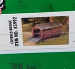 Bachmann Scale Covered Bridge Snap Kit 45992 Plasticville Usa Model Railroad. Fixed Price $40.00.