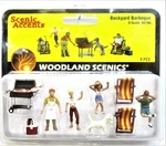 Scale Woodland Scenics A2765 Accents Backyard Barbeque (9) Pcs. Fixed Price $25.49.