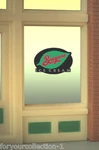 Miller's Bryers Ice Cream Animated Neon Window Sign #8810. Fixed Price $16.99.
