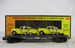 Mth Rail King 30-7625 Auto Transport Flat Car W/ertl 59 Taxis Gauge. Fixed Price $49.99.