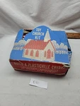 Toy Church Kit Plasticville, Usa Bachman Bros W/ Box Complete Used. Fixed Price $16.00.
