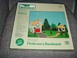 Vintage Greenleaf Village Firehouse Bandstand Kit New Box Model 8026. Fixed Price $24.99.
