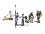 New Woodland Scale Train Figures City Workers A2742. Fixed Price $29.69.