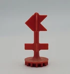 Lionel 1022-29 Gauge Red Turnout Switch Track Direction Indicator Flag. Fixed Price $5.00.