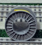 Lionel 6561-90YW Gray Cable Reel-with Yellow Wire. Fixed Price $25.00.