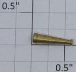 Lionel 18444-13 Brass Fire Car Hose Nozzle (12). Fixed Price $8.40.
