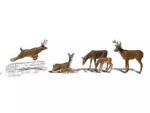 New Woodland Scenics Scale Deer Train Figures A2738. Fixed Price $28.19.