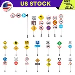 6-14PCS Diy Architectural Scale Diorama Model Mini Traffic Signboards Landscapes. Fixed Price $15.26.
