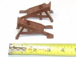 Lionel O/027 2280 Brown Plastic Bumpers - Set Of 2, No Box. Fixed Price $7.95.