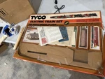 Tyco Rock Island Express Ho Starter Set Locomotive Cars Track Headlight. Fixed Price $130.00.