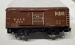 Marx 90171 B. & L. E. Boxcar -solid Doors 4 Wheel / Sliding Tab Slot Coupler. Fixed Price $75.00.