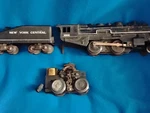 Vintage Marx 1666 Scale 2-4-2 Locomotive And Nyc Tender. Fixed Price $52.49.