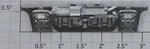K-line K4600-08-01 Left Silver Die-cast Passenger Truck Side With Bushings. Fixed Price $5.00.