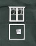 Half Scale Double Window By Bespaq S705WOD Atherton Style Dollhouse Miniature. Fixed Price $20.70.