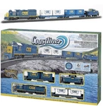 Bachmann 00734 Coastliner Electric Train Set W/ E-z Track Ho Scale. Fixed Price $169.99.