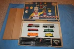 Marx #74642 Santa Fe Ab Ho Freight Train W/set Box. Runs. Fixed Price $149.95.