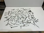 Huge Lot Vintage Lionel Cast Metal Drive Rod Locomotive Train Parts. Fixed Price $65.00.