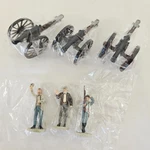 Bachmann Hawthorne Village Civil War Confederate Figures Soldiers And Cannons. Fixed Price $49.00.