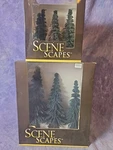 Bachmann Scene Scapes 8"- 10" Spruce Trees (3 In Box) Scale + 5"-6" Lot Of. Fixed Price $37.46.