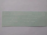 Dm Custom Decals Ho Scale Evergreen Hills & Allen Creek 1989 Ts. Fixed Price $9.99.