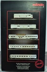 Marklin 8189 California Zephyr F7 Diesel Locomotive Passenger Set Scale. Fixed Price $349.00.