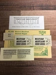 Champ Decals Scale HC-405: Western Maryland Covered Hopper Black Lettering. Fixed Price $8.00.