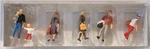 Preiser Ho #10517 Pedestrians -- Walking Travelers #2 PKG(6). Fixed Price $27.89.