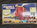 Bachmann Ho Silver Star Railroad Electric Train Set Item #00634. Fixed Price $57.00.