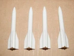 Lionel 44-80 Missile Rocket Includes Weight Set Of. Fixed Price $9.50.