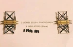 (2) Lionel 2322 GG1 Replacement 2332P-1 Pantograph With 8 Black Insulators. Fixed Price $39.95.