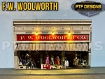Scale F.w. Woolworth Co- Building Flat/ Front W/led Scratch Built Lionel Mth. Fixed Price $24.99.