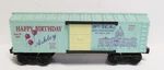 K-line 027KC16 Ashley Birthday / 39TH Convention 1993 Green Box Car Gauge. Fixed Price $12.50.