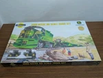 1/87 Athearn John Deere Ho Scale Train Set 50' Flat Car With 9620 Tractors. Fixed Price $389.99.